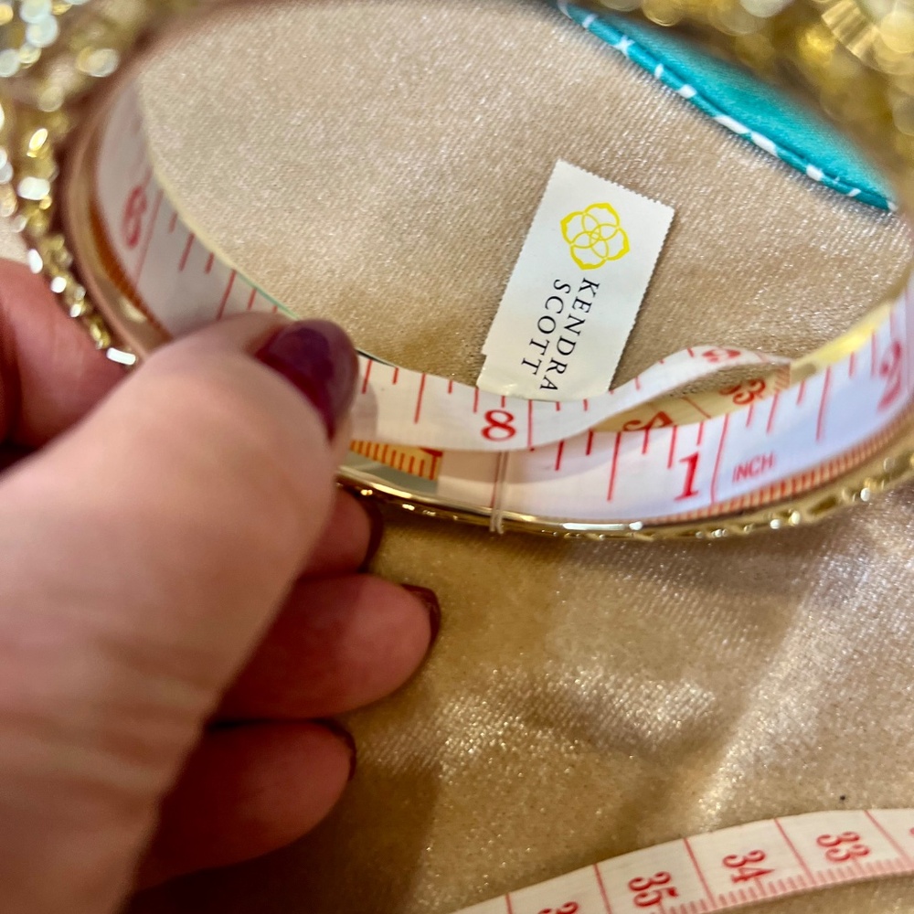Gold filigree bangle, Kendra Scott - Picture 5 of 6